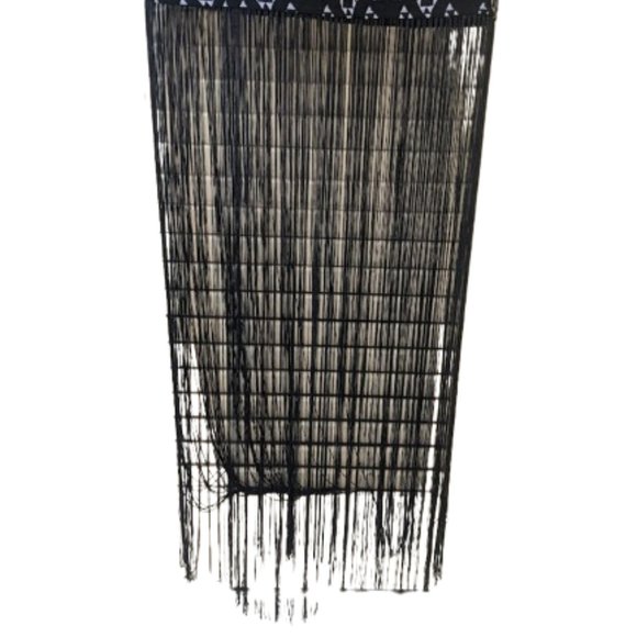 Unique Fabulous H&M COACHELLA Halter Evening Dress with Long Shag Size 2 - Picture 6 of 11